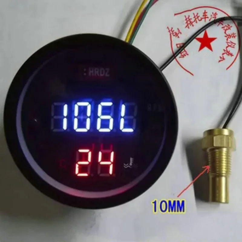 Sepp Тахометр двигателя автомобиля об/мин + термометр светодиодный светильник для 2