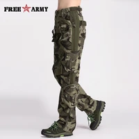 brand plus size women pants camouflage cargo pants unisex pants capris army military pants man pockets womens clothing