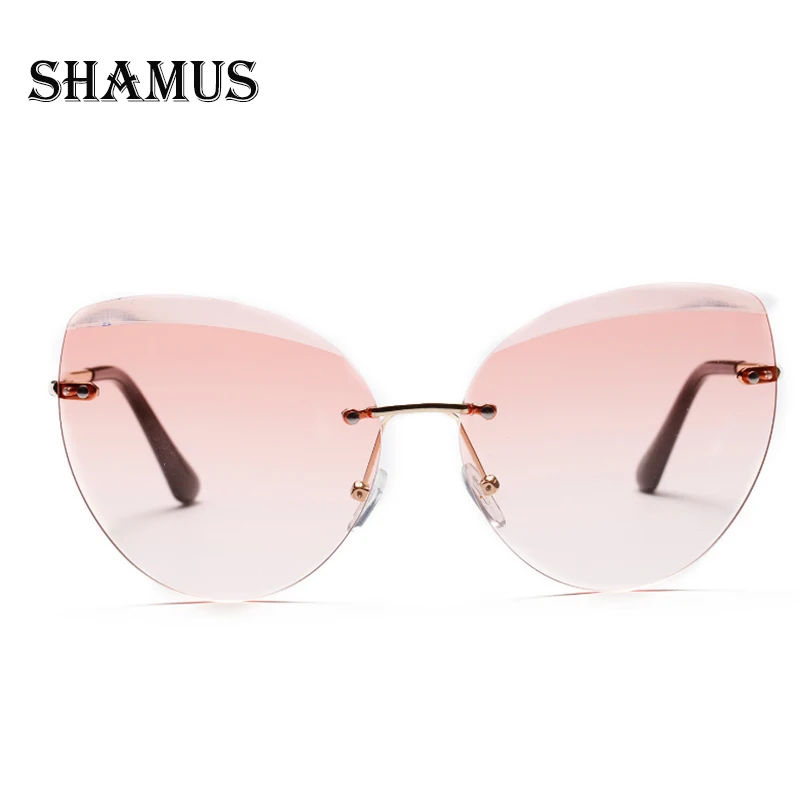 Роскошные женские солнцезащитные очки SHAMUS в форме кота брендовые дизайнерские