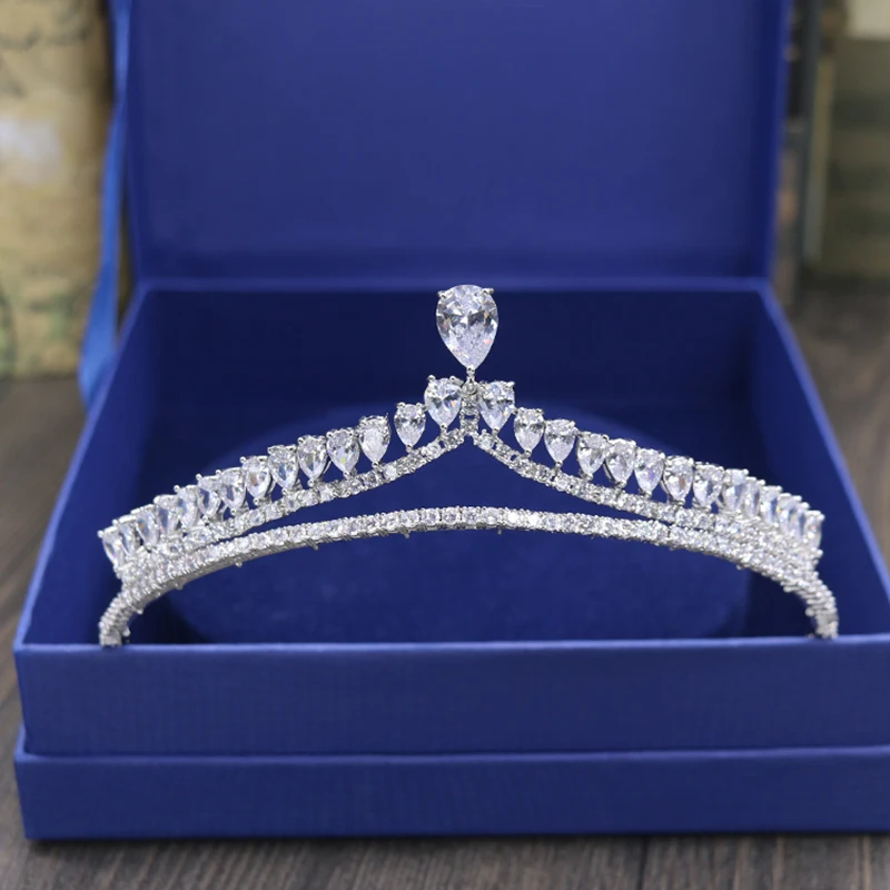 Яркий AAA + Цирконий Свадебные Украшения для волос Интимные аксессуары подарок