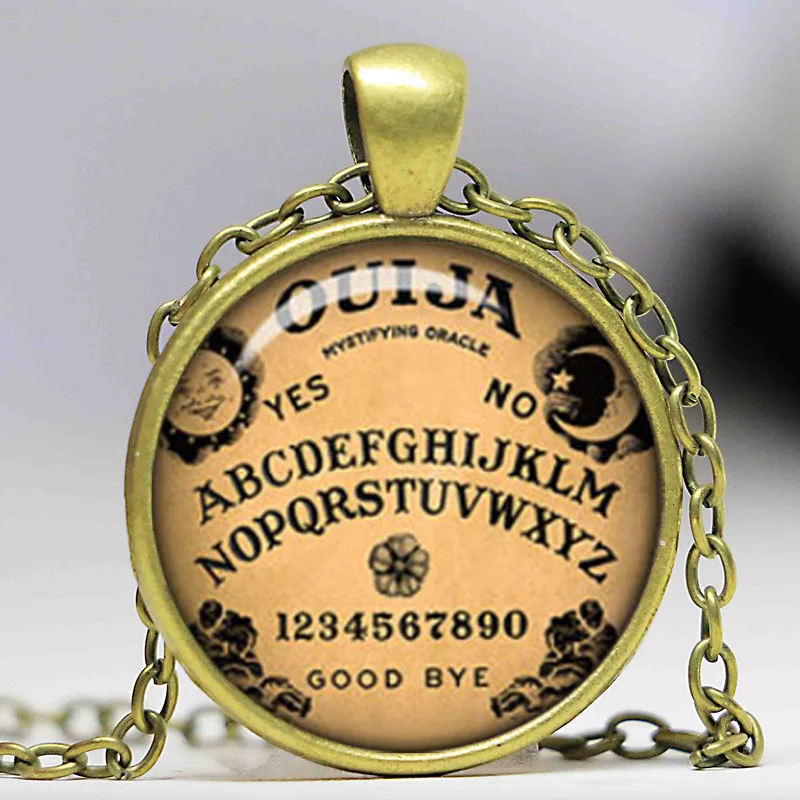 Ouija подвеска доска ожерелье стеклянный купол Подвеска Ожерелье | Украшения и