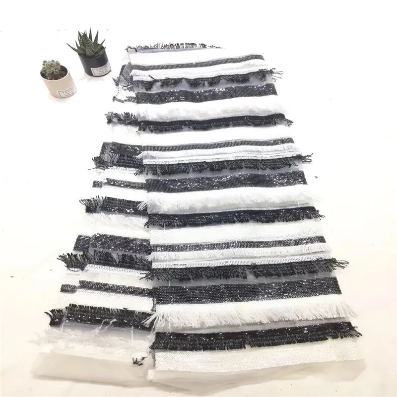 Африканская кружевная ткань с блестками 2018 высокое качество Кружевное