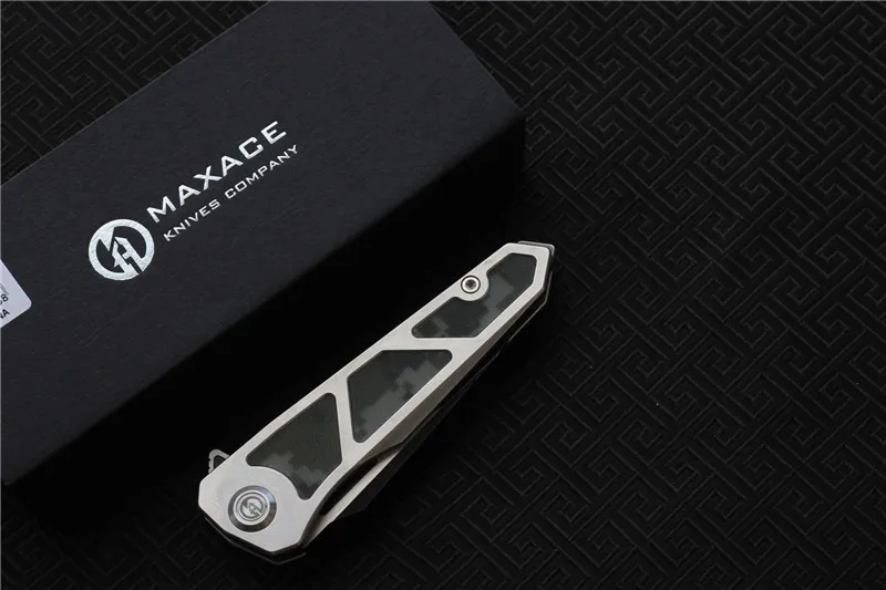 Maxace ножи Lanius складной нож, 14C28N лезвие, Нержавеющая Сталь G10 ручка, Кемпинг Охота карманные фрукты Ножи EDC инструменты