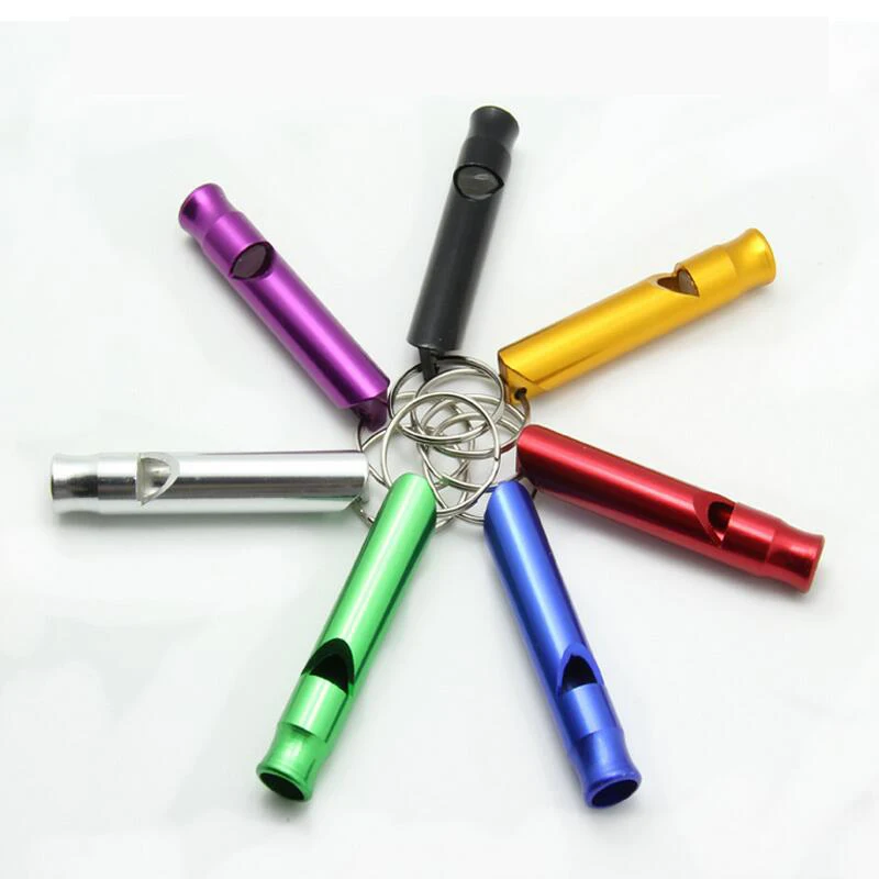 Hewolf 5 шт./лот уличный Кемпинг Приключения обучение свисток алюминиевый сплав