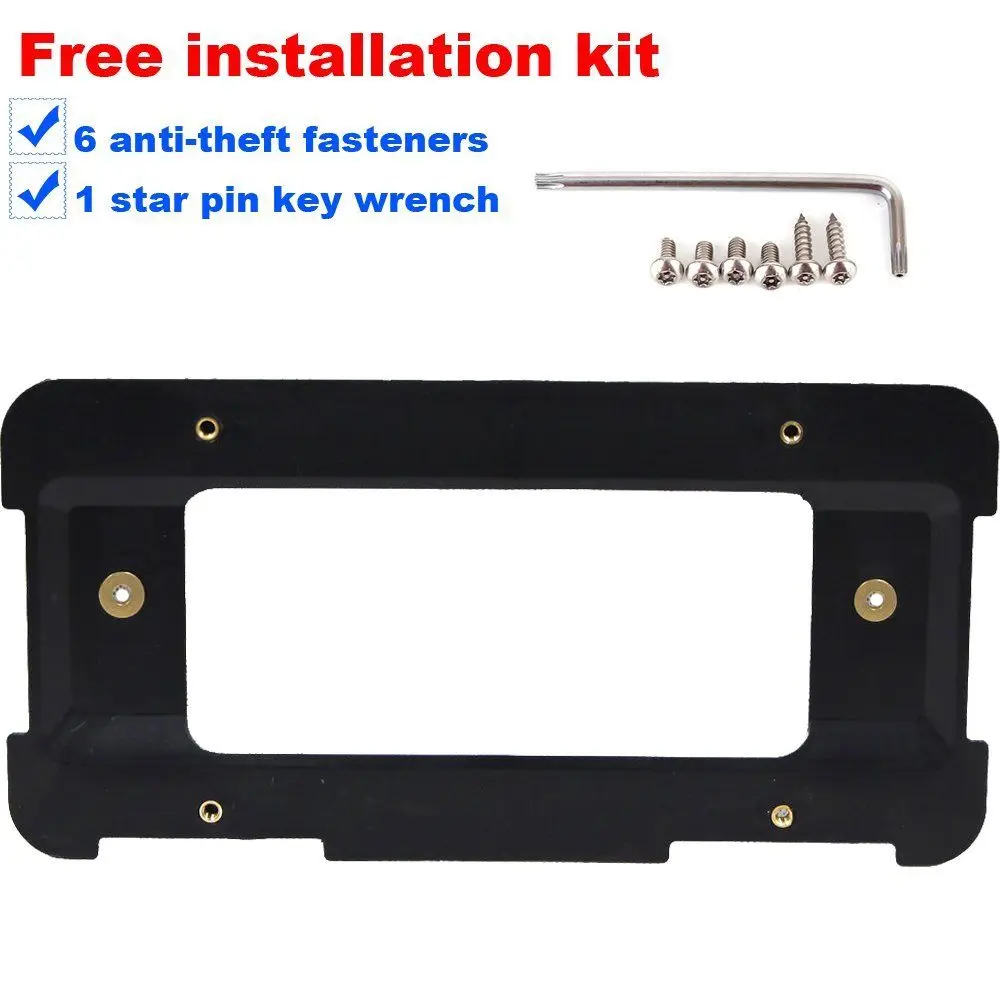 Задняя Рамка Номерного Знака Держатель Бирки багажника кронштейн для Land Rover Range