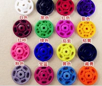 30pairslot 21mm colorful round plastic invisible snap buttons for sweater presser buttons sewing diy accessories 1417
