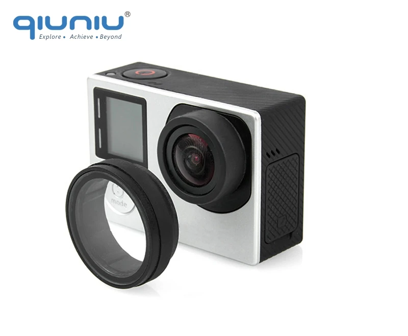Аксессуары QIUNIU для GoPro защита объектива от УФ фильтров защитное покрытие