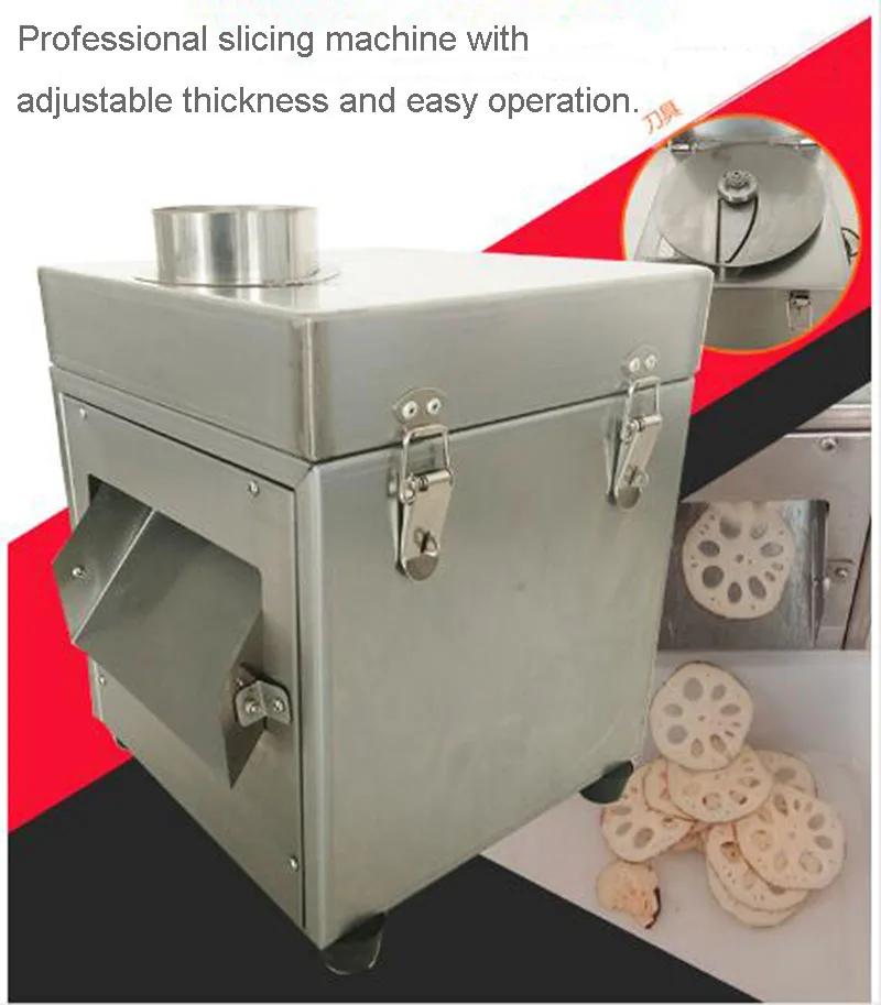 Автоматическая машина для нарезки фруктов и овощей из нержавеющей