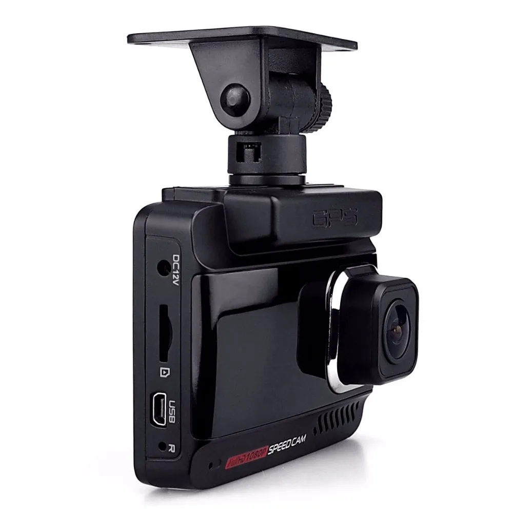 Новый Радар детектор с gps Автомобильный dvr видео рекордер FHD 1296 P Dash камера 3 в 1 Анти