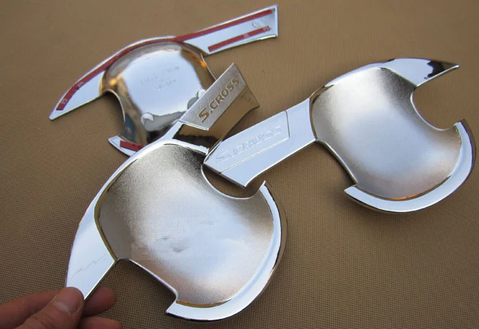 Хромированная крышка чашки двери для SUZUKI аксессуары стайлинга автомобиля 2014 2015