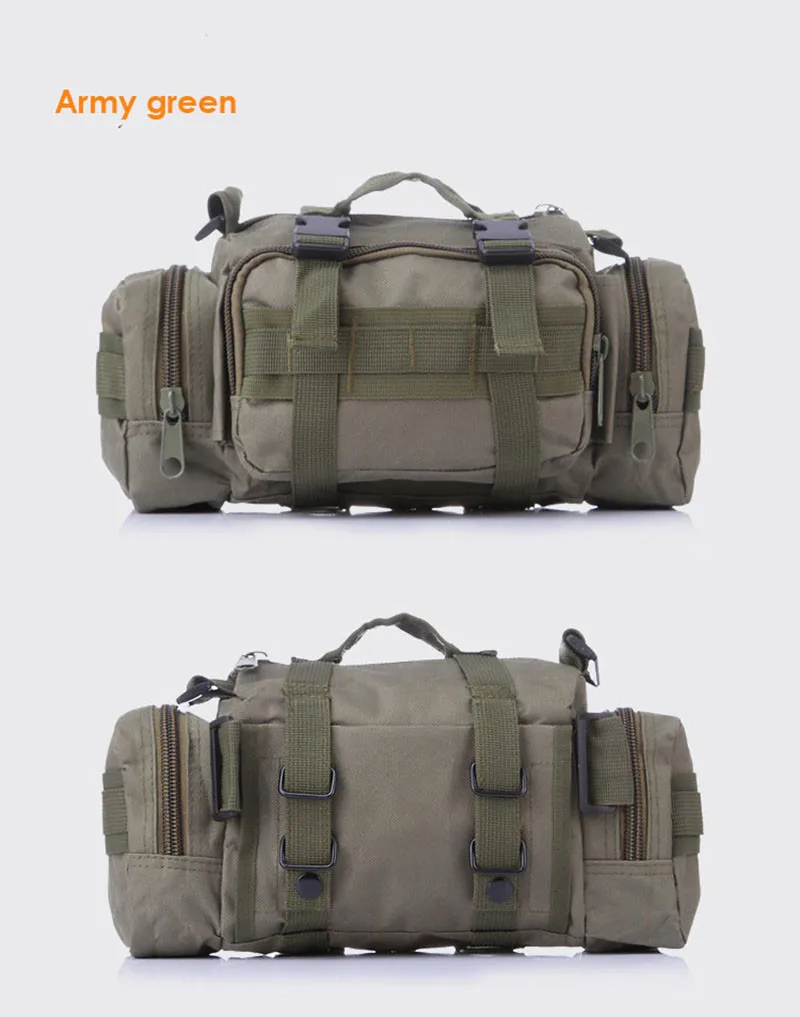 Fishing Bag Multifunctional Camouflage Lure Bag Fishing Tackle Bag Backpack Shoulder Pack Outdoor Bag