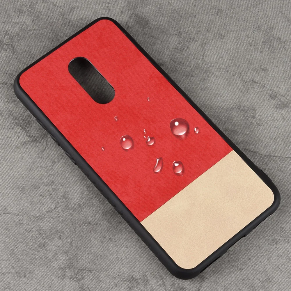 Роскошный холщовый чехол из искусственной кожи для Xiaomi Redmi 5 в стиле ретро деловой