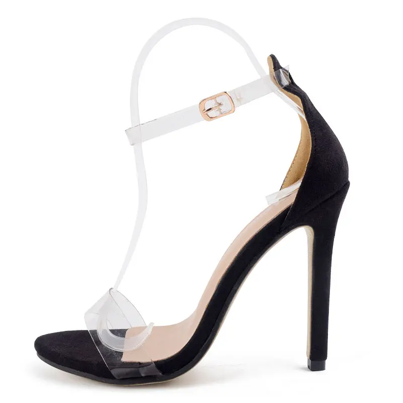 Женские сандалии гладиаторы на высоком каблуке с открытым носком пикантные