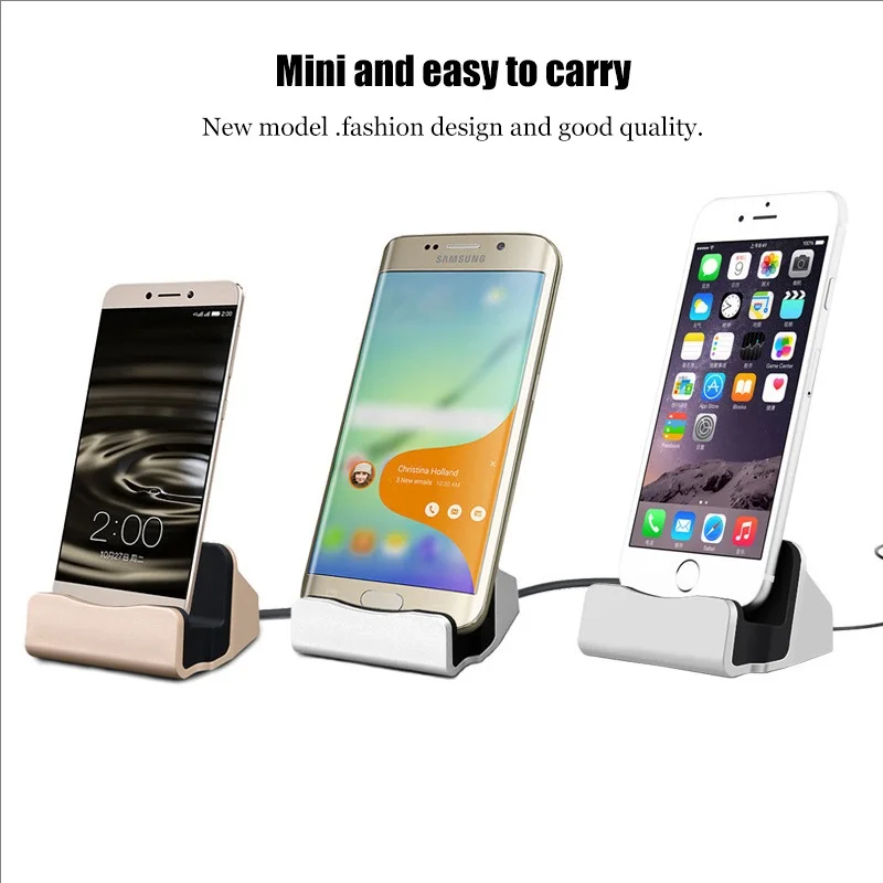 Зарядная док станция с Micro USB для iPhone X 8 7 6|Подставки и держатели| |