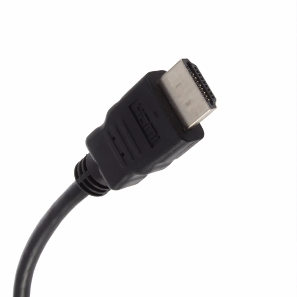 HDMI to VGA Adapter цифро аналоговые аудио и видео кабель преобразователя HDMI VGA разъем для PS4 портативных ПК Chromebook ТВ коробка