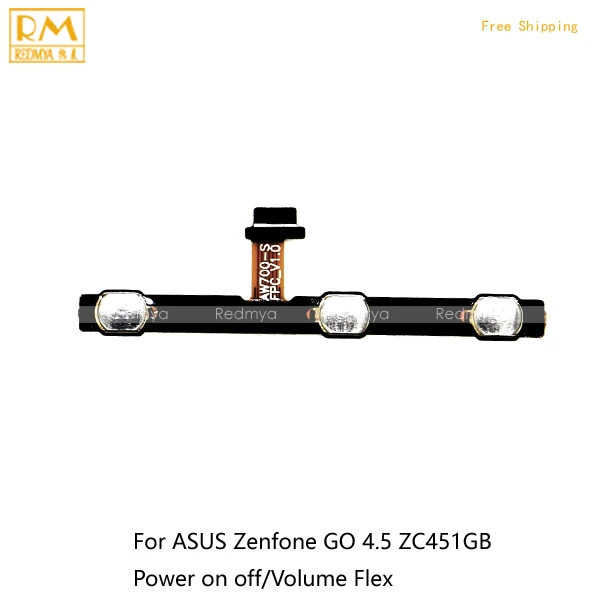 10/шт для Asus Zenfone Go 4.5 ZC451GB 5.0 ZC500TG Мощность на кнопку выключения Swtich Сторона Кнопка