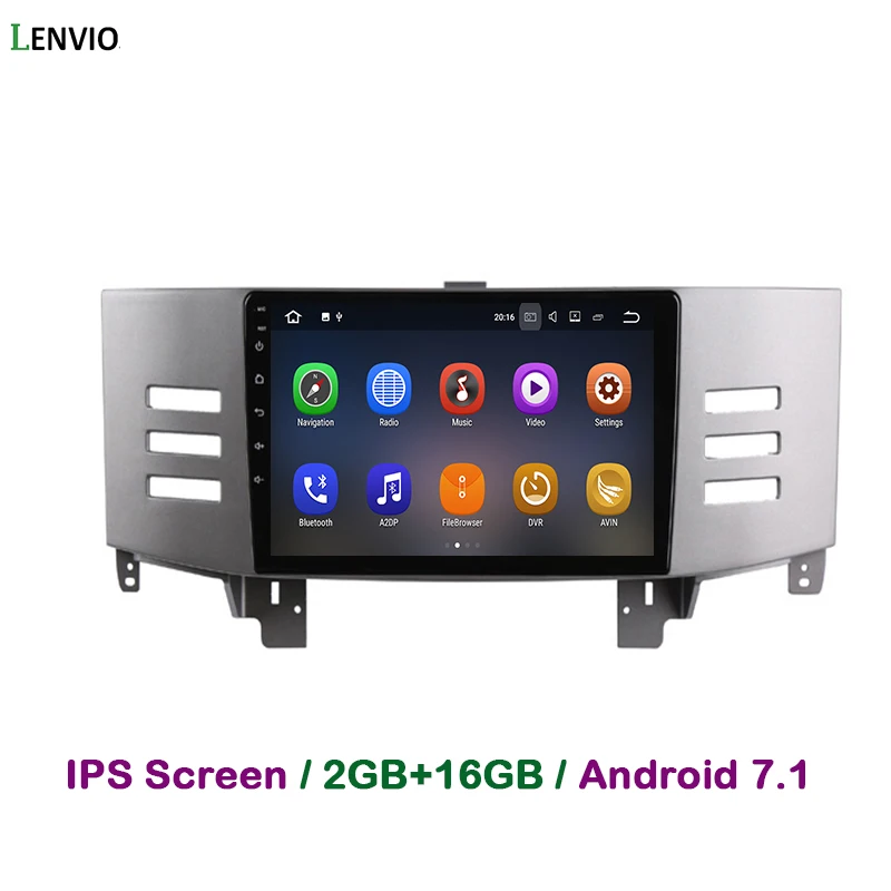 Автомобильная Мультимедийная система Lenvio 2 Гб ОЗУ четырехъядерный процессор DIN