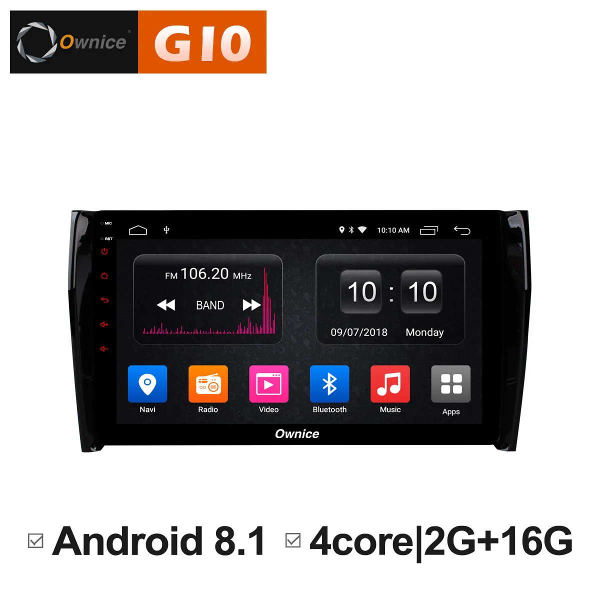 10 1 &quotOwnice C500 + G10 Навигация dvd android 8 стерео система для skoda kodiaq 2016 2017 Автомобильный gps