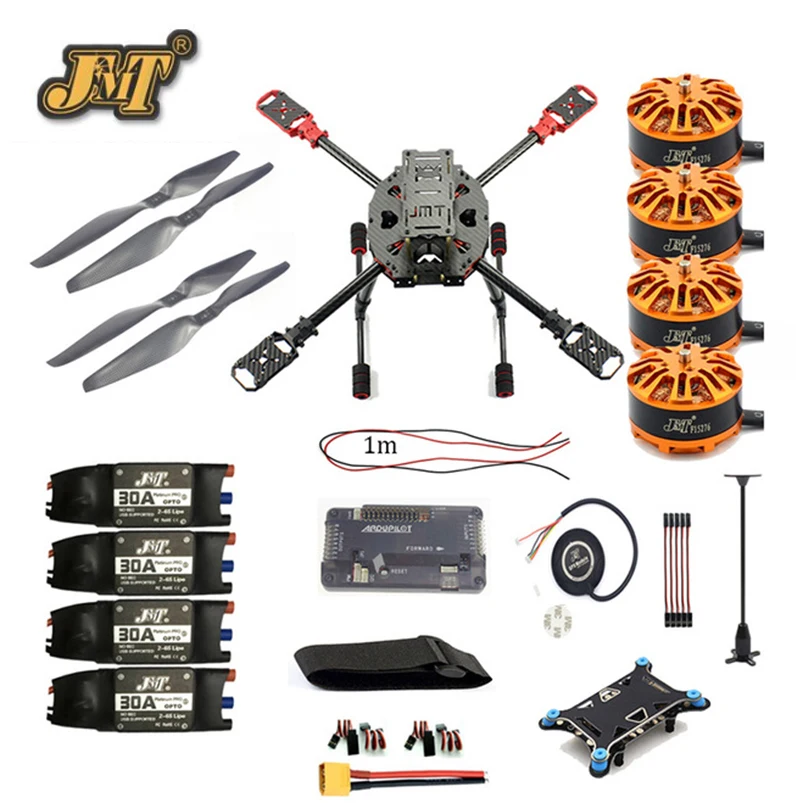

Квадрокоптер JMT DIY 2,4 ГГц 4-Aixs RC Drone ARF APM2.8 M7N GPS 630 мм рамка из углеродного волокна с мотором ESC Props