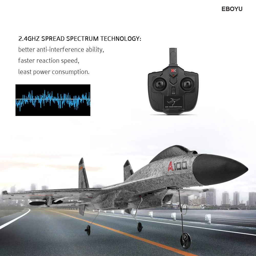 WLtoys XK A100 2 4G 340 мм 3CH RC самолет с неподвижным крылом летательный аппарат уличные