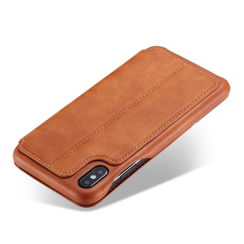 Кожаный чехол-книжка для iphone XS Max XR XS X 6 6S 6Plus 7 8 7Plus 8Plus JS0715