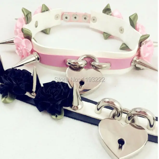 Женский чокер ручной работы из искусственной кожи яркое ожерелье в форме сердца