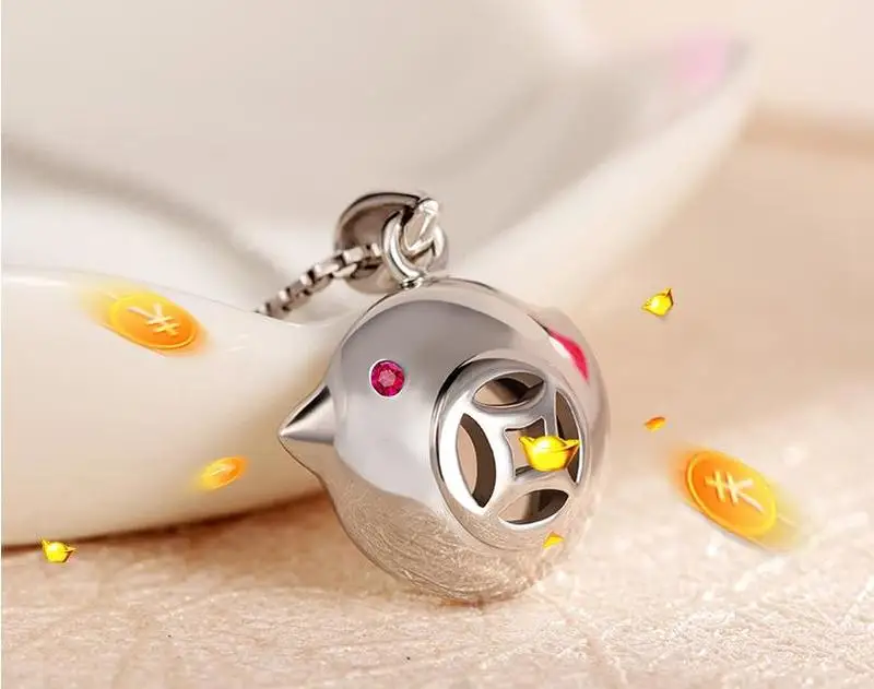 Женское колье-чокер Everoyal Серебряное колье с подвеской в виде цыпленка подарок на