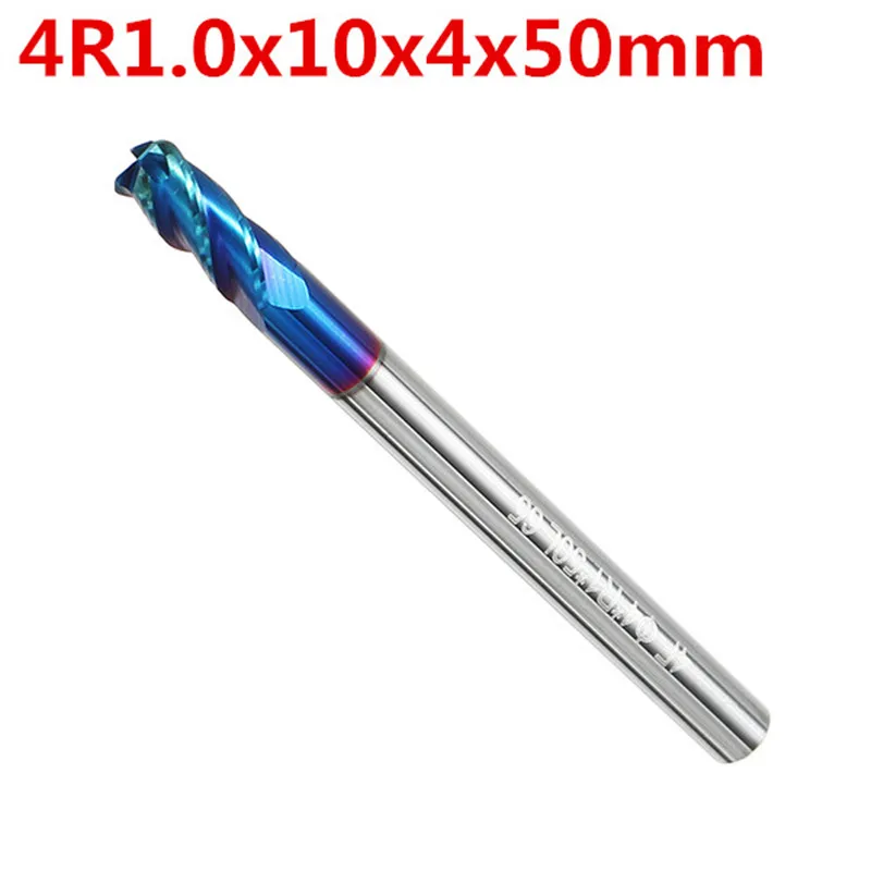 Совершенно новый Фрезерный резак DANIU с 4 канавками и круглым носом карбидный