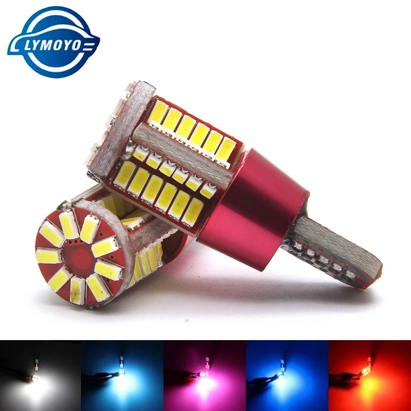 1 шт. автомобильный светодиод t10 192 w5w супер яркий 57smd CAN шина без ошибок маркер