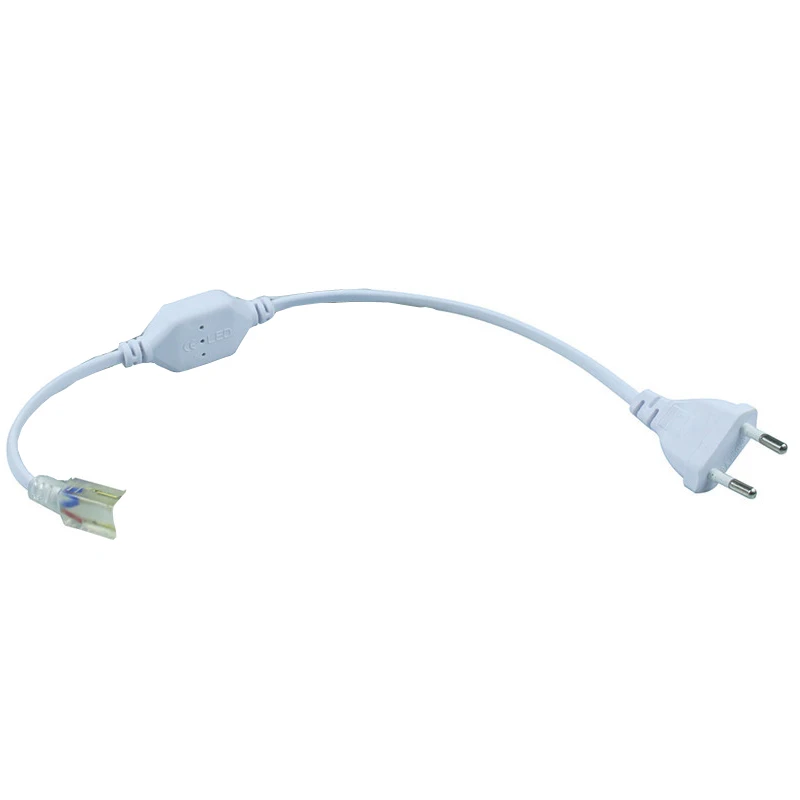 Adaptor Plug 60 светодиодный водонепроницаемый наружный светильник с гибкой полосой для украшения помещений, домашний потолочный садовый счетчик, светодиодный светильник династии - Испускаемый цвет: Adaptor Plug