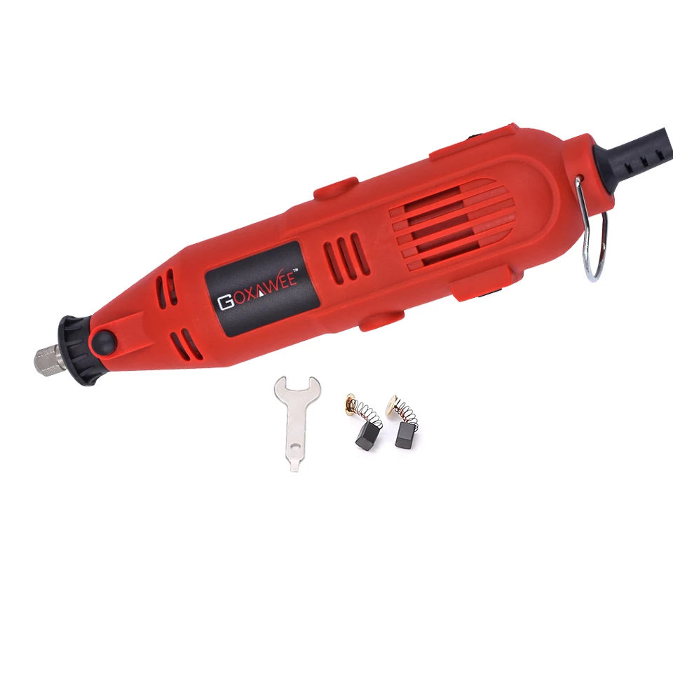 4008 GOXAWEE Dremel стильная электрическая дрель мини гравер шлифовальный станок полировщик электроинструменты с 181 шт. вращающиеся инструменты аксессуары - Цвет: 4008