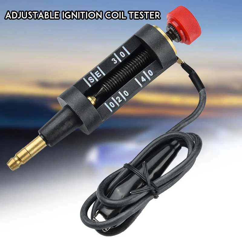 

Adjustable Spark Plug Tester High Energy Ignition Spark Plug Tester Wire Coil Circuit Diagnostic Autos Diagnostic Test Tool