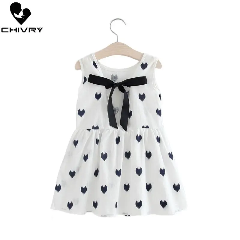 Детские летние платья для маленьких девочек хлопковое и льняное платье-трапеция