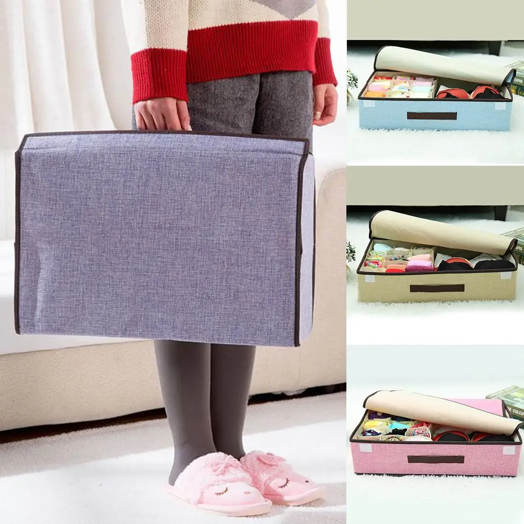 Складной органайзер для нижнего белья Ящик Контейнер бюстгальтер ящик хранения