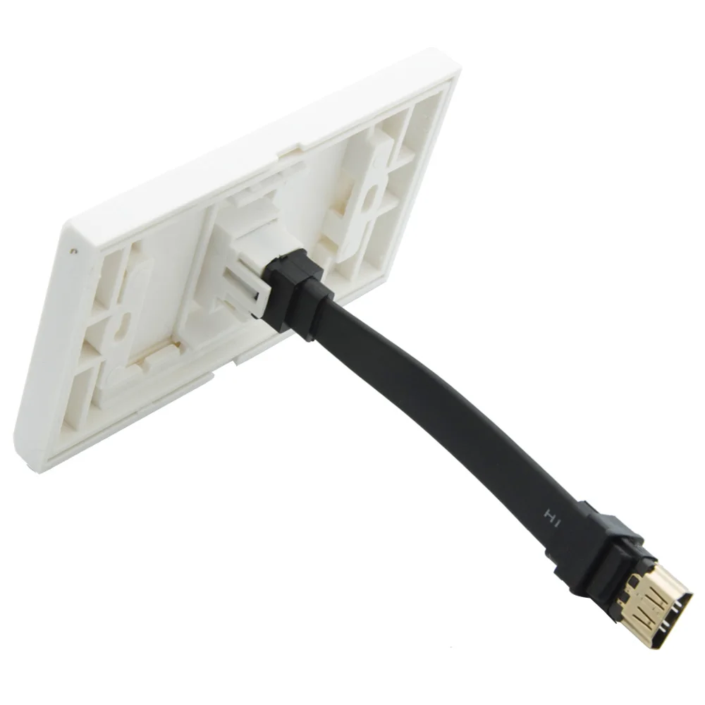 1 банда без винта Однопортовый HDMI плоский короткий кабель стиль Мама-мама