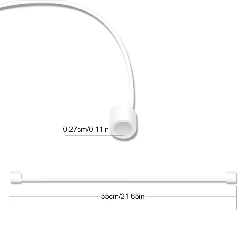 Новый Белый силиконовый ремешок для беспроводных наушников Airpods I7s i10 TWS гарнитура