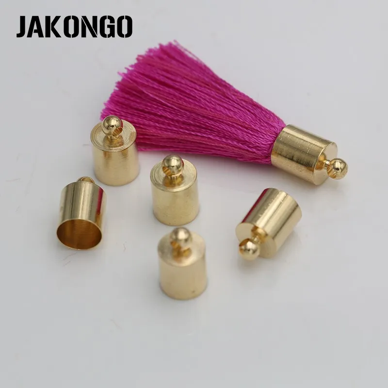 JAKONGO концевые Заглушки для бус ювелирные изделия DIY кожаный браслет кисточки