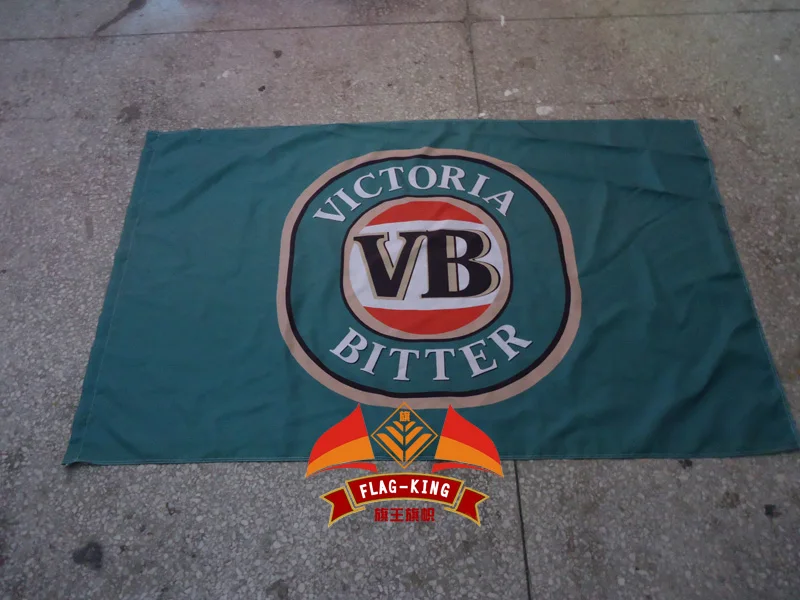 VB Victoria Bitter flag Wikipedia the free encyclopedia banner 100% polyster 90*150 CM king | Дом и сад