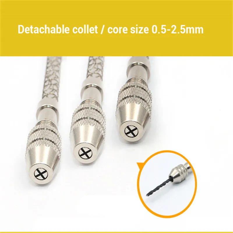 Полуавтоматическая дрель DIY модель инструмента wenwan ручная из алюминиевого