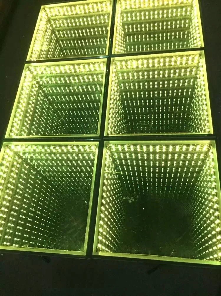 Свадебное DJ интерактивное 3D время туннель зеркало RGB светодиодный СВЕТОДИОДНЫЙ танцпол