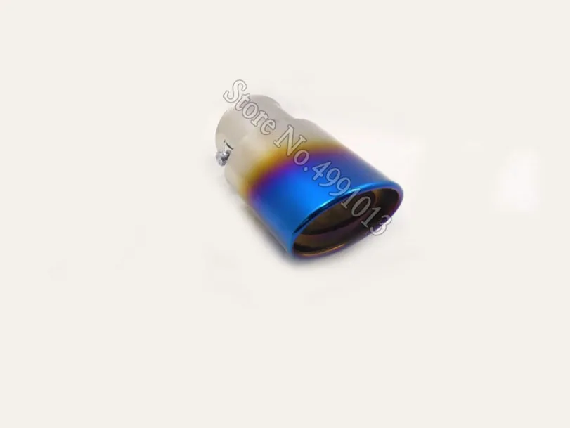car stickers body cover muffler exterior back end pipe dedicate exhaust tip tail outlet ornament 1pcs For Honda Brio 2010 - Цвет: A1130Bb63