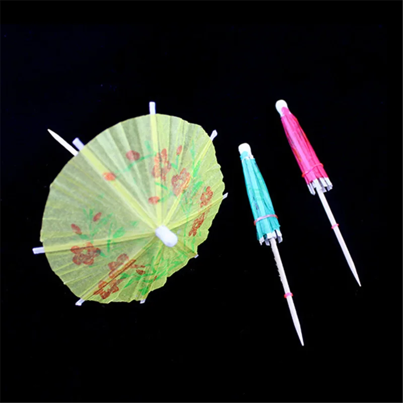 Мини зонт тропический 20 шт./лот|drink picks|decorative decorativedrink decoration |