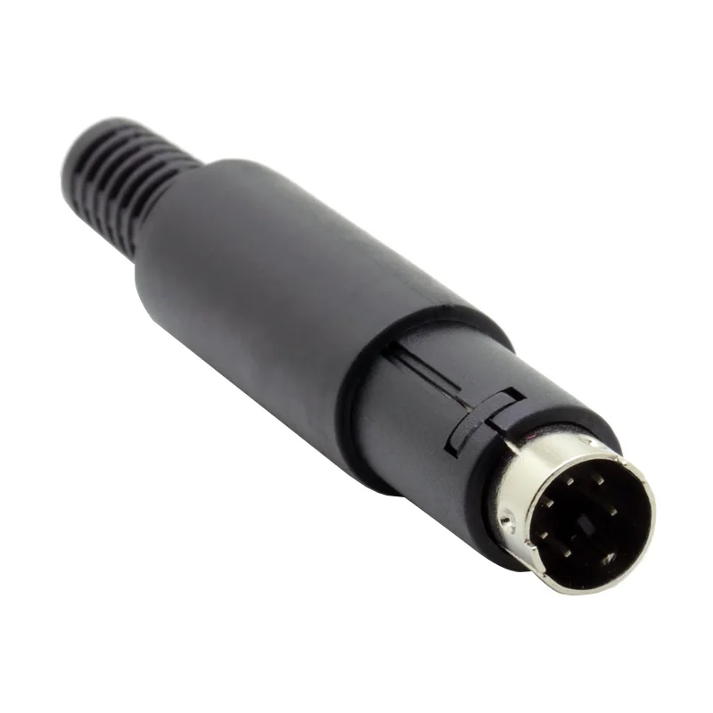 1 шт. 6 контактный разъем для пайки с пластиковой ручкой|connector diy|connector maleconnector din |