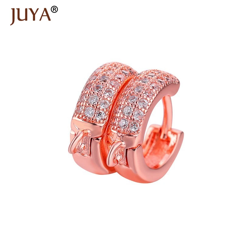rose gold Швензы,швензы для сережек,застежки для сережек Креативный австрийский кристалл Leverback ушной провод обруч Крючок сережки, фурнитура DIY женские серьги для изготовления ювелирных изделий застежки крючки - Цвет: rose gold