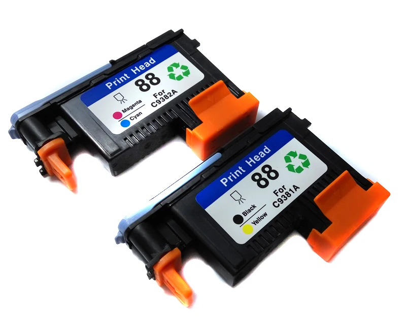 88 печатающая головка совместима с печатающей головкой hp88 для C9381A C9382A + 4 шт. Officejet
