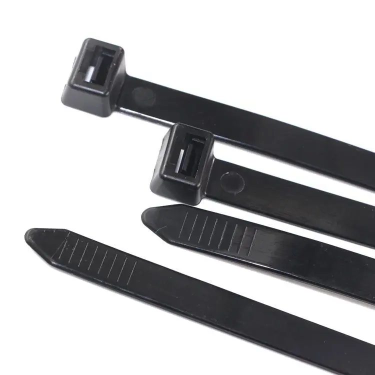 100PCS 12*900mm Nylon Plastic Network Cable Wire Organiser Zip Tie Cord Strap Black Fasten Self-locking | Обустройство дома