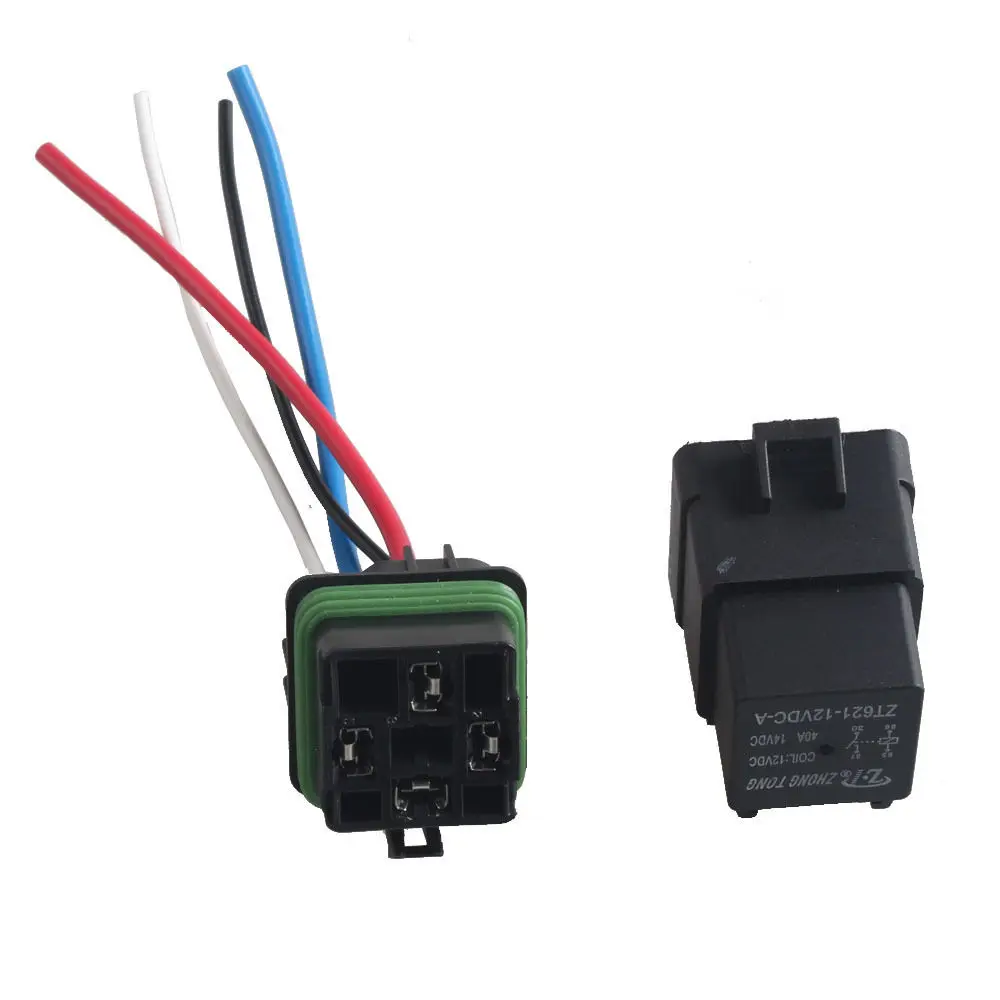 EE Поддержка автомобиля грузовик 12V 40A SPST релейный разъем 4 pin провода