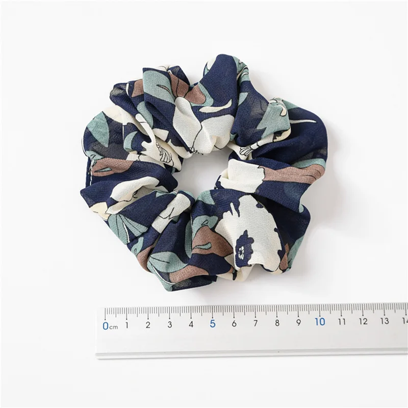 Новинка шифоновые резинки для волос эластичные цветочный конский хвост