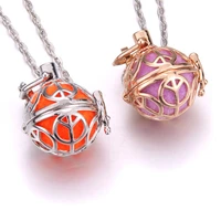 new aromatherapy jewelry peace sign perfume diffuser necklace charm aroma essential oils diffuser pendant necklace women men