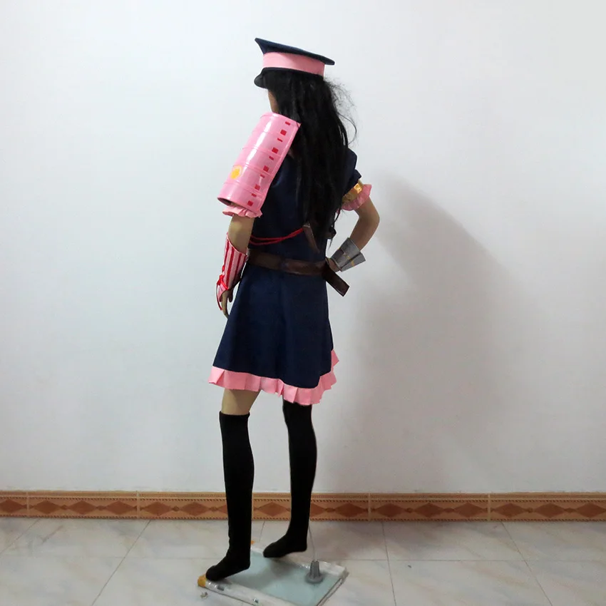 Midare Toushirou Косплей Touken Ranbu онлайн платье костюм с шляпой полный комплект
